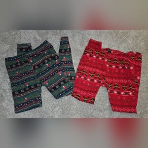 Festive Christmas Leggings Set